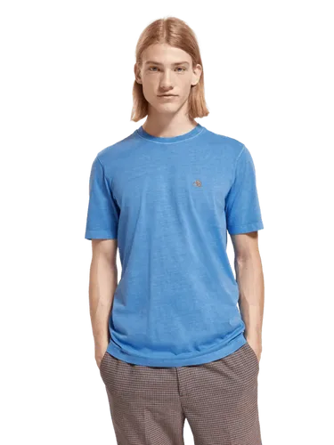 Regular fit garment-dyed logo T-shirt - Maat L - Multicolor - Man - T-shirt - Scotch & Soda