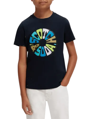 Regular fit graphic T-shirt - Maat 16 - Multicolor - Jongen - T-shirt - Scotch & Soda