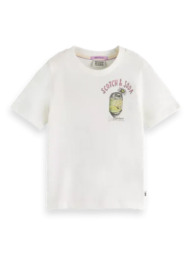 Regular-fit picnic artwork T-shirt - Maat 8 - Multicolor - Meisje - T-shirt - Scotch & Soda