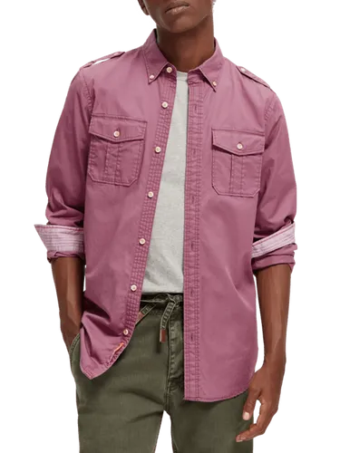 Regular-Fit refined cotton shirt - Maat XXL - Multicolor - Man - Shirt - Scotch & Soda