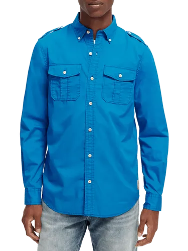 Regular-Fit refined cotton shirt - Maat XXL - Multicolor - Man - Shirt - Scotch & Soda