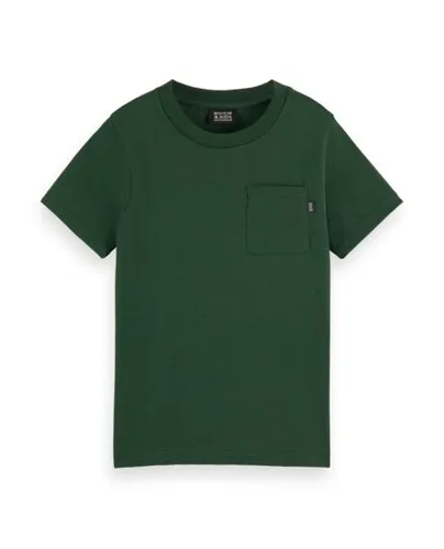 Regular fit T-shirt van biologisch katoen - Maat 16 - Multicolor - Jongen - T-shirt - Scotch & Soda