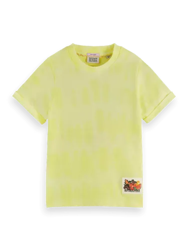 Regular-fit tie-dye fruit artwork T-shirt - Maat 8 - Multicolor - Meisje - T-shirt - Scotch & Soda