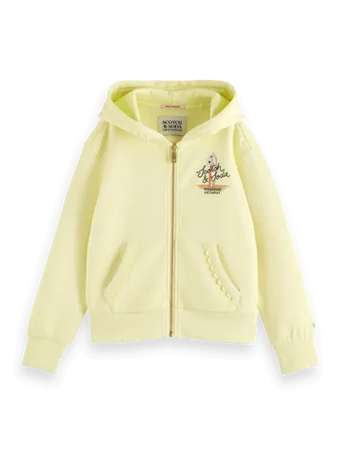 Relaxte hoodie met ritssluiting - Maat 8 - Multicolor - Meisje - Trui - Scotch & Soda