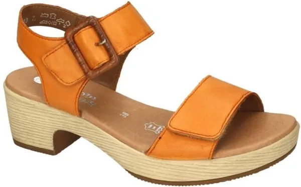 Remonte -Dames - oranje - sandalen