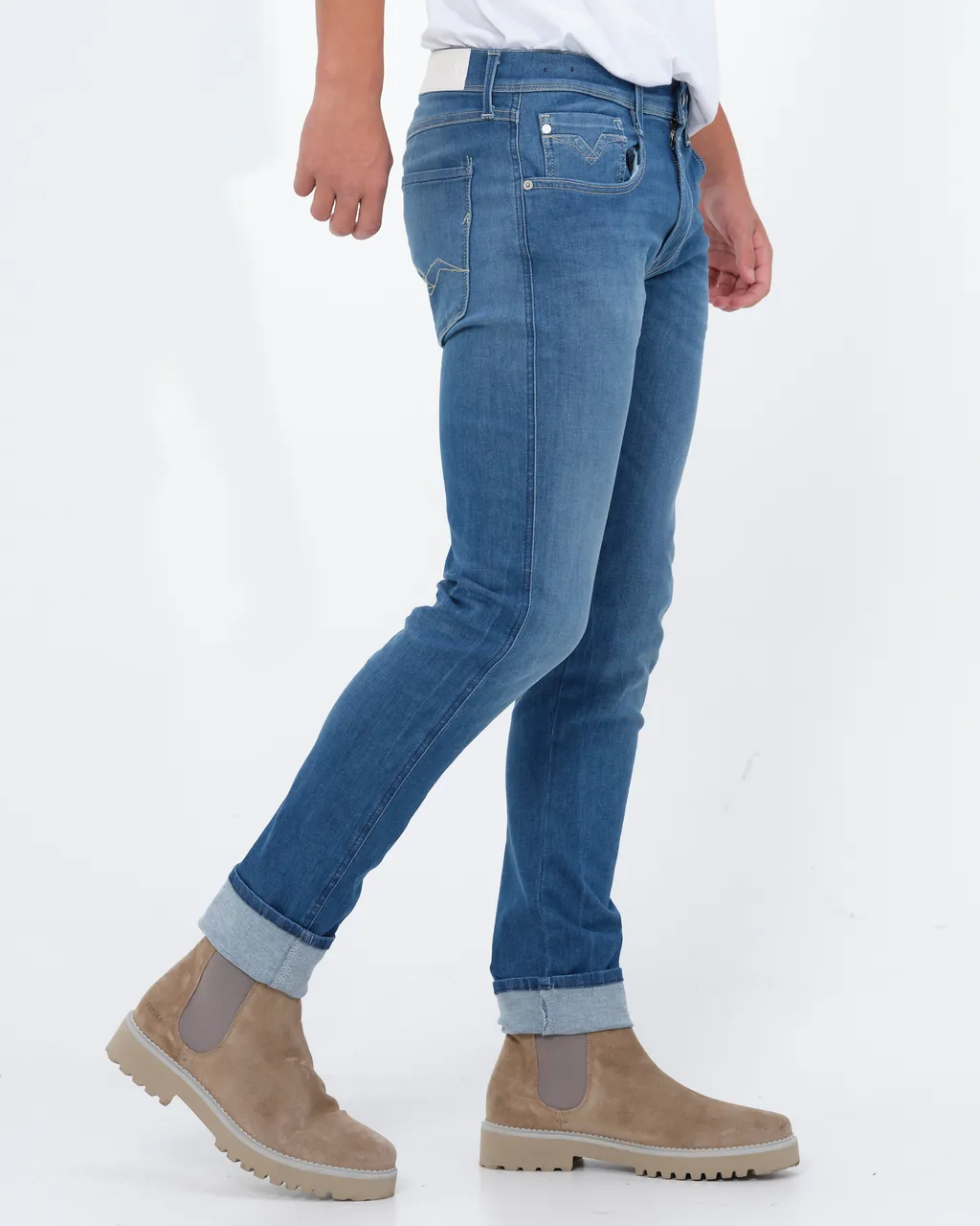 Replay Anbass recycled 360 hyperflex jeans