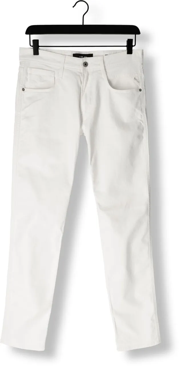 REPLAY Heren Jeans Anbass Pants - Wit
