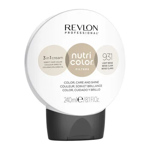 Revlon Nutri Color™ Filters Toning Semi-permanente kleuring 240 ml 931 Light Beige