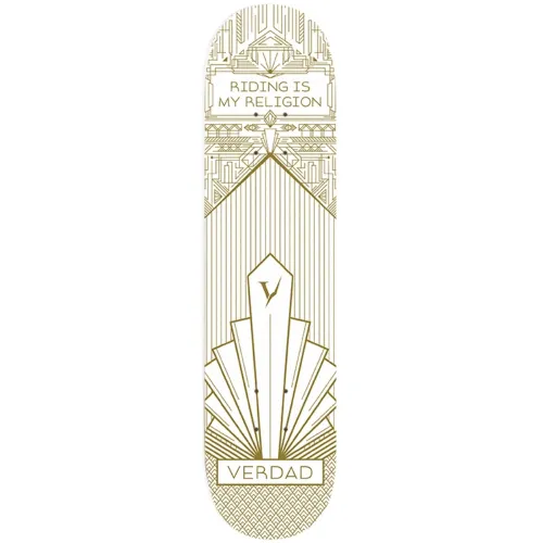 Riding Is My Religion 8.25" Skateboard Deck - 8.25"