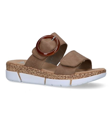Rieker Taupe Slippers