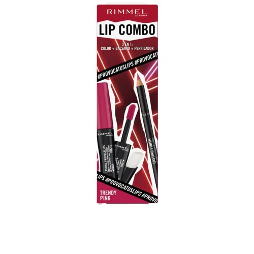 Rimmel London, Lasting Finish, Lip Combo Trendy Pink,