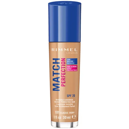 Rimmel Match Perfection Foundation 30ml (Various Shades) - Classic Ivory