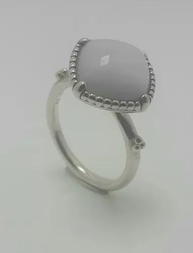 Ring - zilver - maansteen - 925/000 - Verlinden juwelier