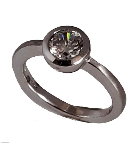 Ring - zilver - zirconia - Verlinden juwelier