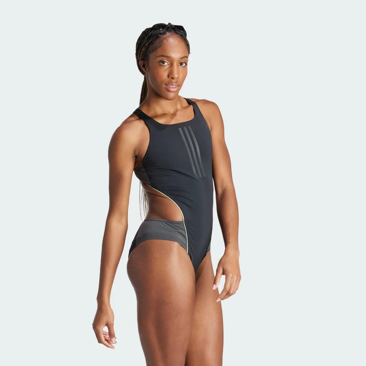 Ripstream 3-Stripes Y-Back Swimsuit