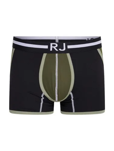 RJ Bodywear - Heren - RJ Pure Color Heren Boxershort Colorblock Groen - Groen