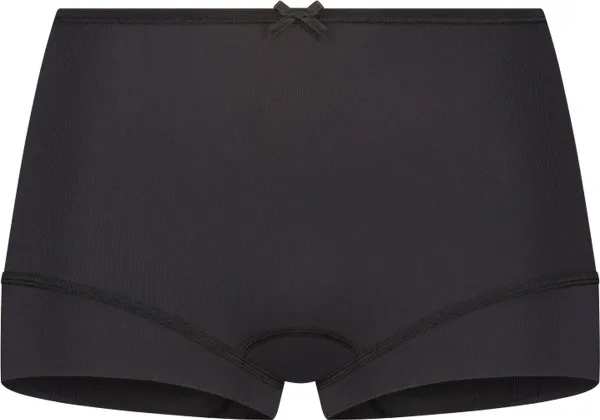 RJ Bodywear Pure Color dames extra comfort short (2-pack) - zwart