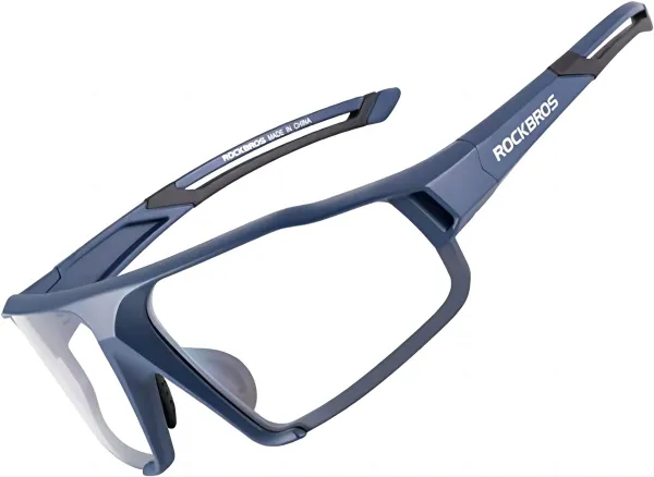 ROCKBROS Sportbril - Fotochrome Zonnebril - Fietsbril met UV400 - Bescherming Fietsbril voor Buitenactiviteiten zoals Fietsen Autorijden Klimmen Visse...