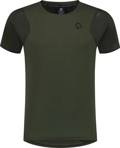 Rogelli ADVNTR Distance MTB Shirt Heren - Korte Mouwen - Groen / Zwart