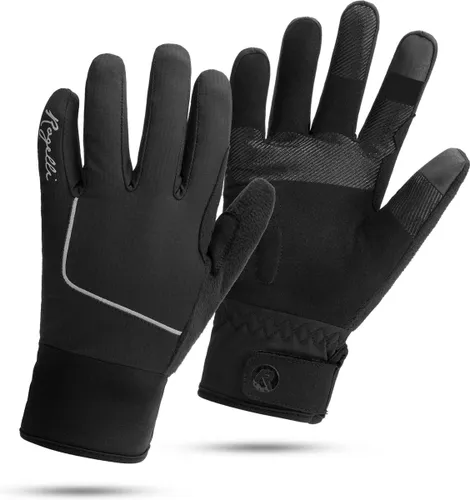 Rogelli Essential Fietshandschoenen Winter - Dames - Zwart - Maat XL