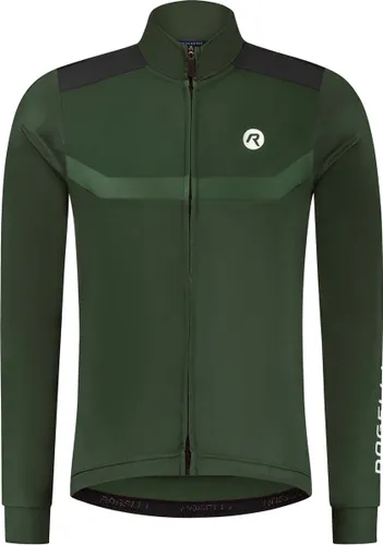 Rogelli Mono Fietsshirt Lange Mouwen - Wielershirt Heren - Race fit - Green