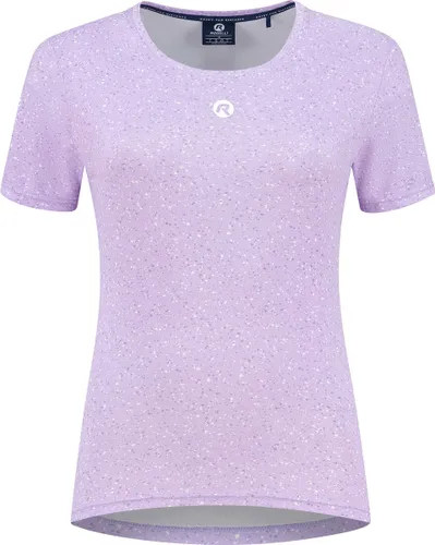 Rogelli Sparkle Sportshirt Dames Korte Mouw - Hardloopshirt - Lavendel