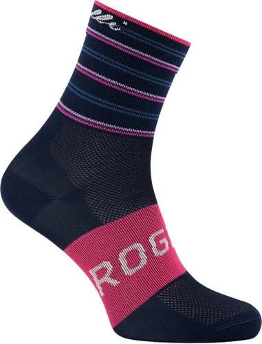 Rogelli Stripe Fietssokken - Dames - Blauw, Roze