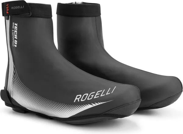 Rogelli Tech-01 Fiandrex Fiets Overschoenen - Wielrennen - Winddicht en Waterafstotend - Zwart