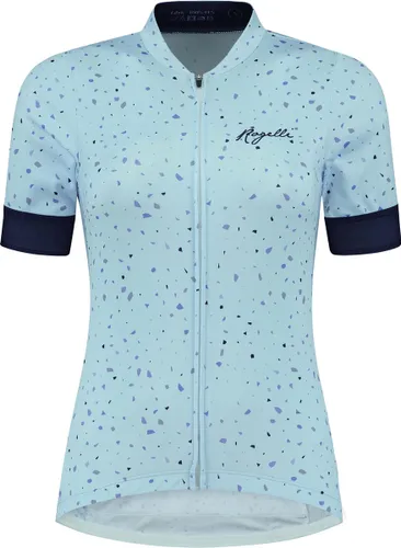 Rogelli Terrazzo Fietsshirt - Korte Mouwen - Dames - Licht Blauw, Navy