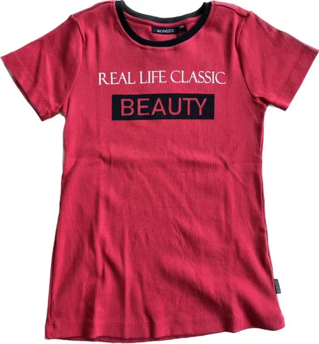 Ronizo - shirt - rood - beauty - meiden