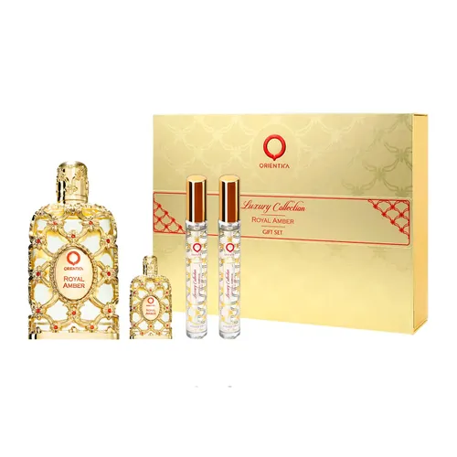 Royal Amber by Orientica for Women - 4 Pc Gift Set 2.7oz