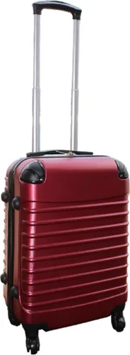Royalty Rolls handbagage koffer met wielen 39 liter - lichtgewicht - cijferslot - bordeauxrood