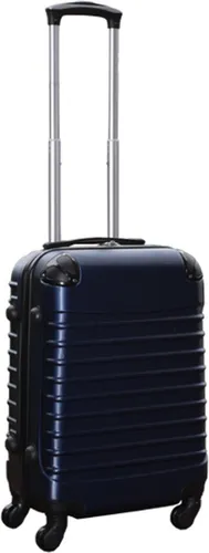 Royalty Rolls handbagage koffer met wielen 39 liter - lichtgewicht - cijferslot - donker blauw