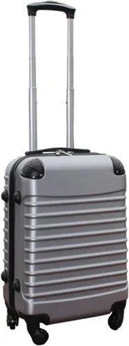 Royalty Rolls handbagage koffer met wielen 39 liter - lichtgewicht - cijferslot - zilver