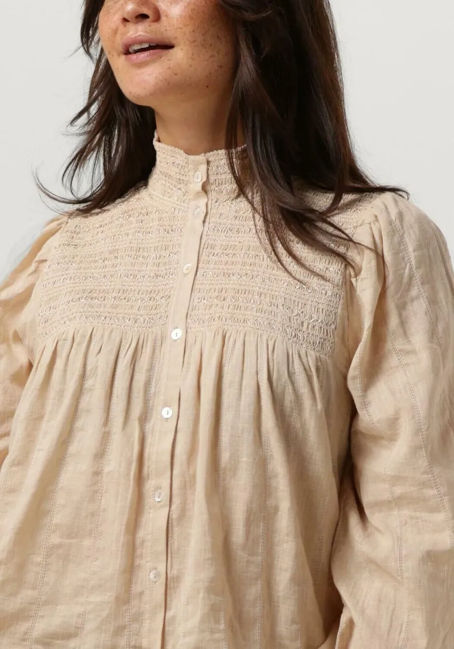 RUBY TUESDAY Dames Blouses Kaya Coll Smock And Pintuck Blouse - Beige