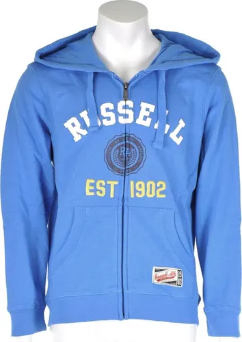 Russell Athletic - Full zip Hooded Sweat - Sportieve Vesten - 128 - Blauw