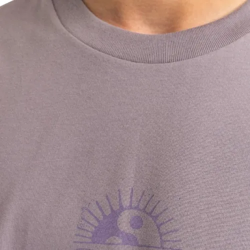 Rvca Balance Rise Short Sleeve T-shirt - Gray Ridge