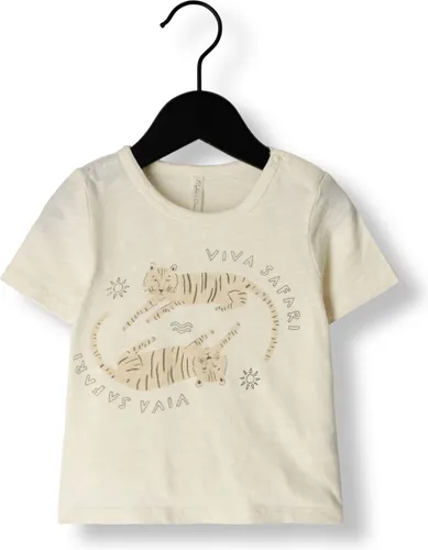 Rylee + Cru Basic Tee Polo's & T-shirts Meisjes - Polo shirt - Beige