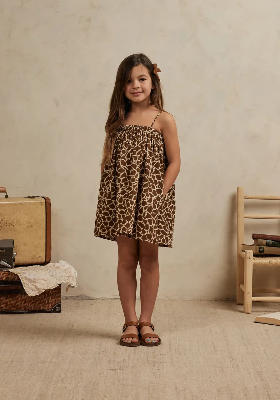 RYLEE + CRU Meisjes Kleedjes Sahara Mini Dress - Bruin