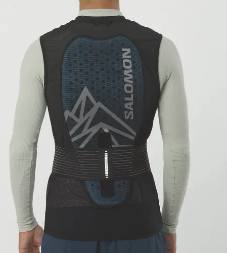 Salomon Rugbeschermer - Heren - Flexcell Pro Vest - Snowboard Bescherming - Wintersport bescherming - Zwart - S