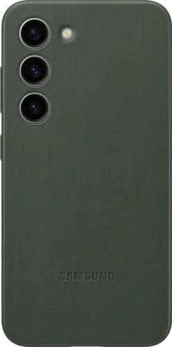 Samsung Galaxy S23 Back Cover Leer Groen