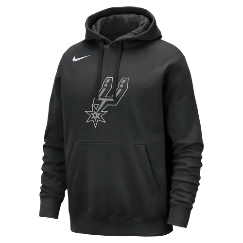 San Antonio Spurs Club Nike NBA-hoodie voor heren - Zwart