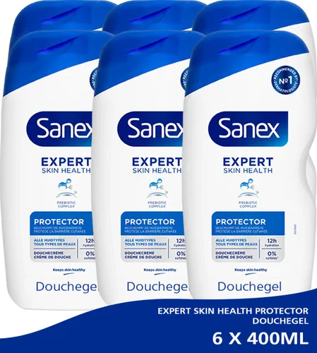 Sanex Expert Skin Health Protector Douchegel 6 x 400ml - Voordeelverpakking