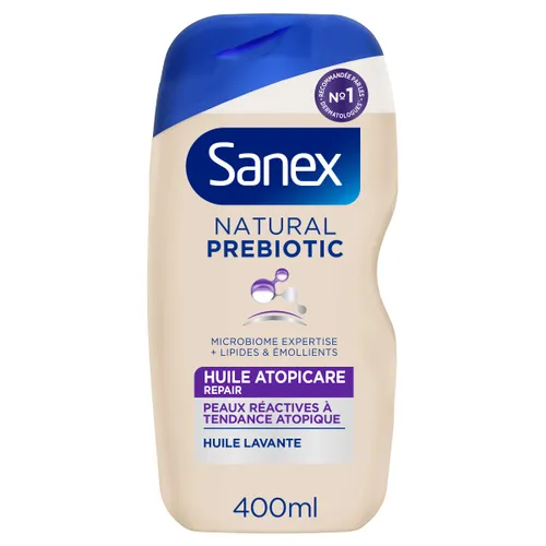 SANEX Natuurlijke douche Prebiotic Atopicare olie 400 ml -