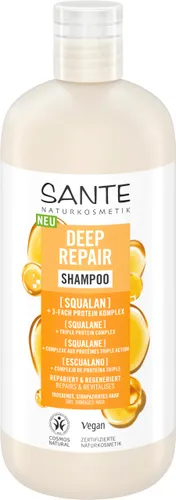 SANTE Naturkosmetik Deep Repair Shampooing Squalan +