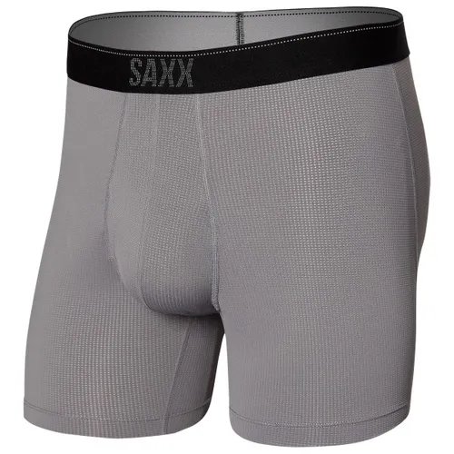 Saxx - Quest Quick Dry Mesh Boxer Brief Fly - Synthetisch ondergoed