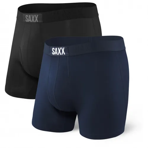 Saxx - Ultra Super Soft Boxer Brief Fly 2-Pack - Synthetisch ondergoed