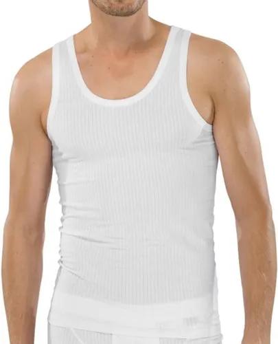 Schieser Authentic 2P Heren Onderhemd - Wit