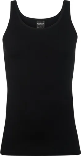 Schieser Original Feinripp Heren Onderhemd - Zwart