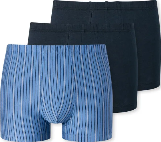 Schiesser 3PACK Shorts Heren Onderbroek - blauw